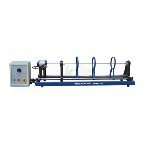 Whirling Of Shaft Apparatus